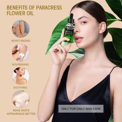 SKSOYT facial application on cheek, shows lightweight absorption and glow