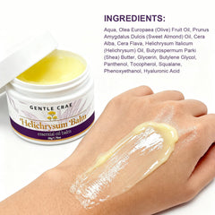 SKSOYT balm used on lips and cuticles to show multipurpose hydration benefit