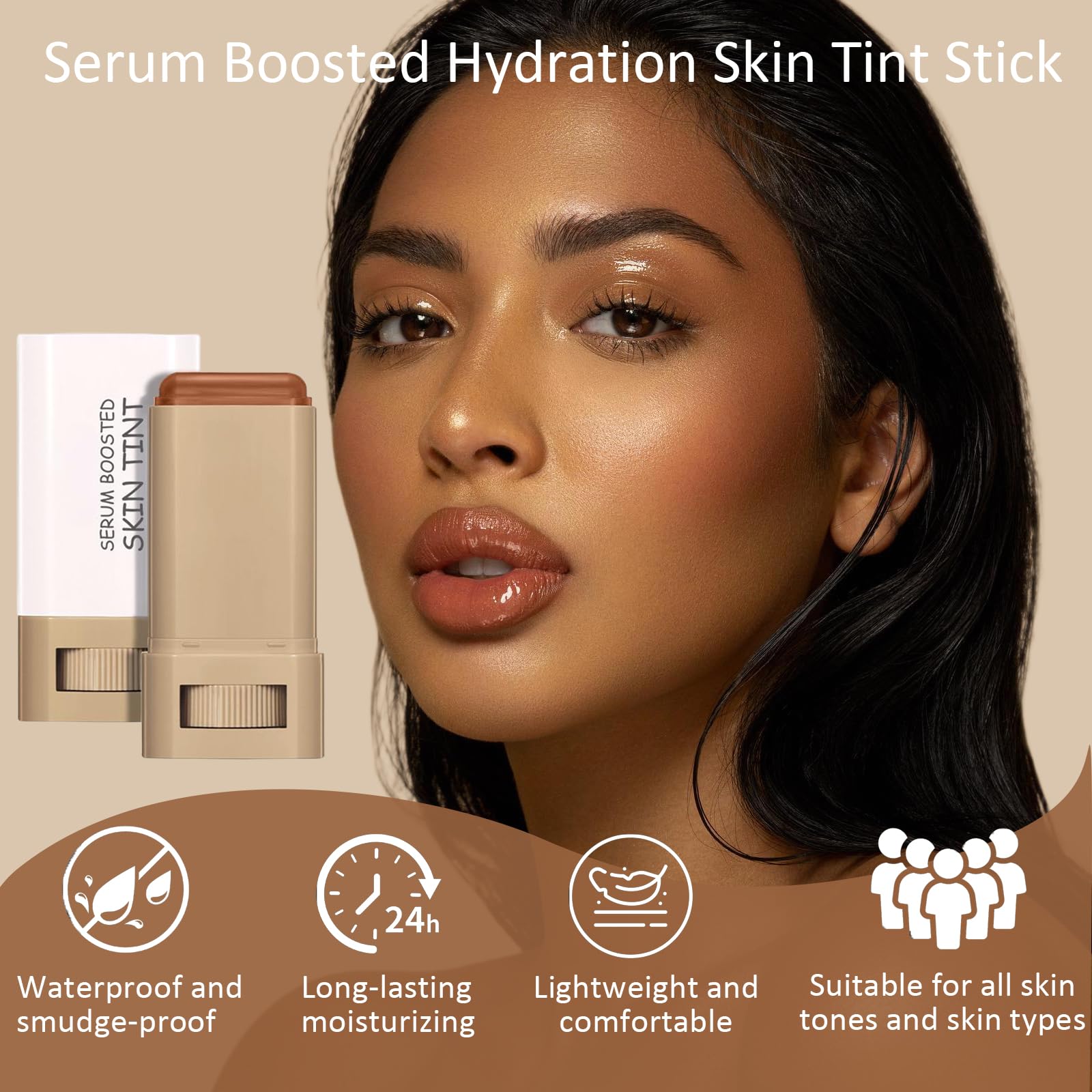 Skween application on hand swatch demonstrating blendability and buildable coverage