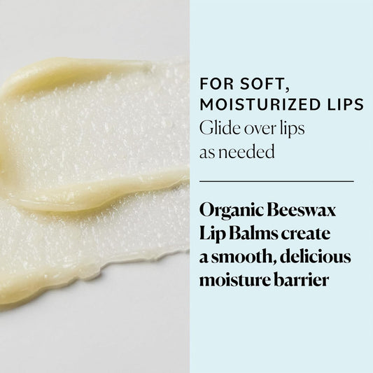 Sky Organics four tubes arranged to display each flavor and portability benefit