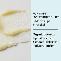 Sky Organics four tubes arranged to display each flavor and portability benefit
