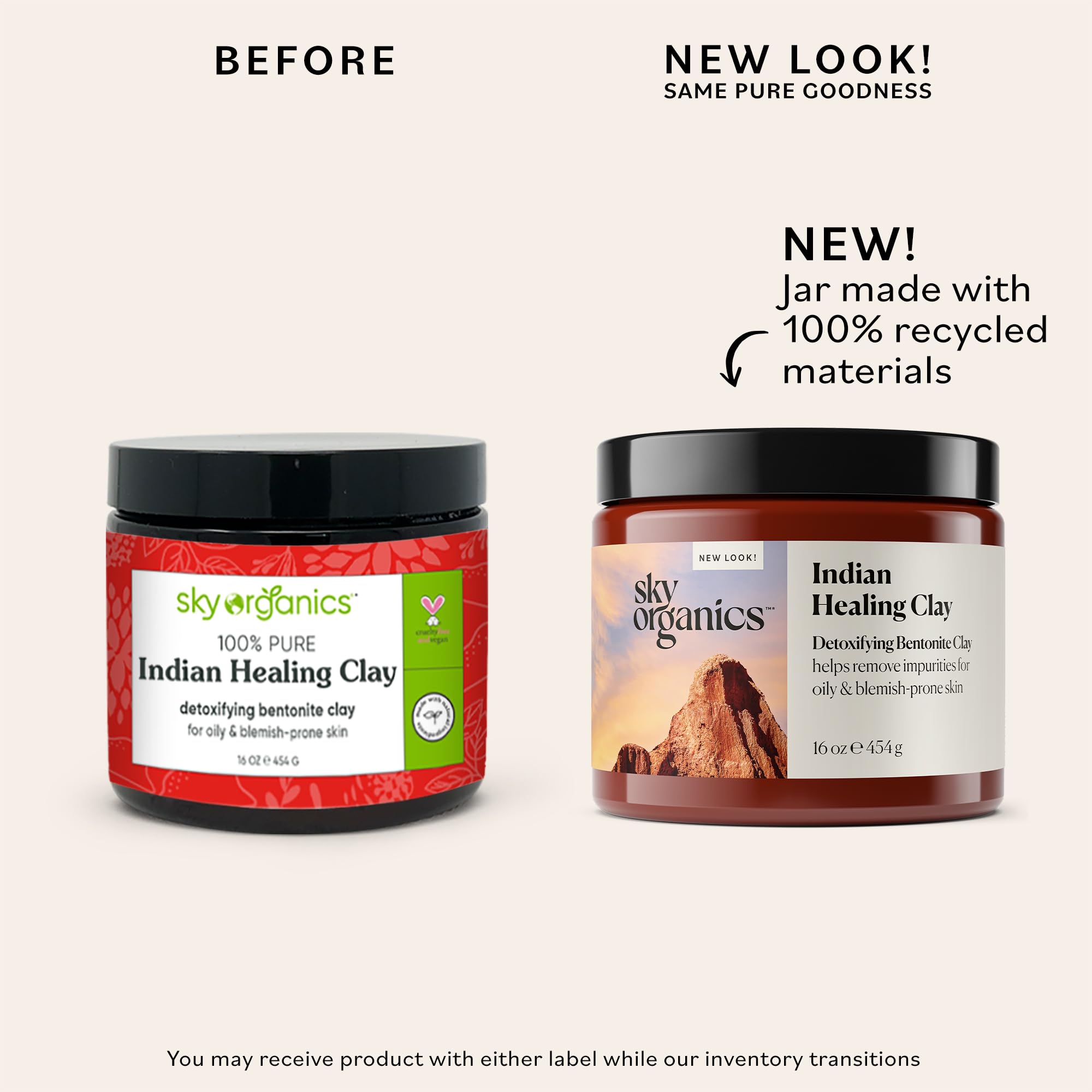Sky Organics clay mixed paste texture in bowl demonstrating easy application benefit