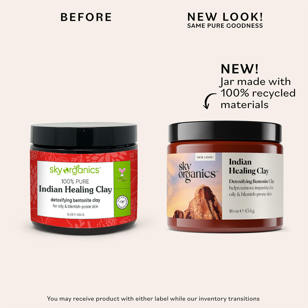 Sky Organics clay mixed paste texture in bowl demonstrating easy application benefit