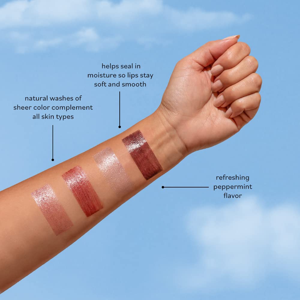 Sky Organics open tube close-up texture showing creamy balm and moisturizing sheen