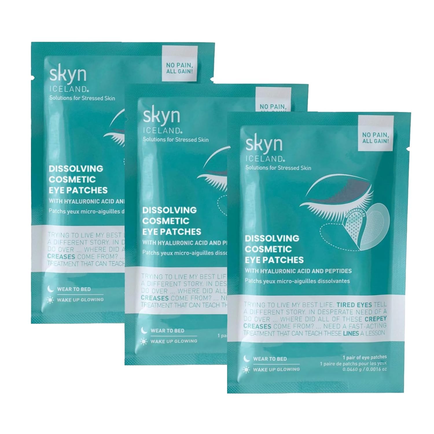 skyn ICELAND front packaging showing three pairs and benefits