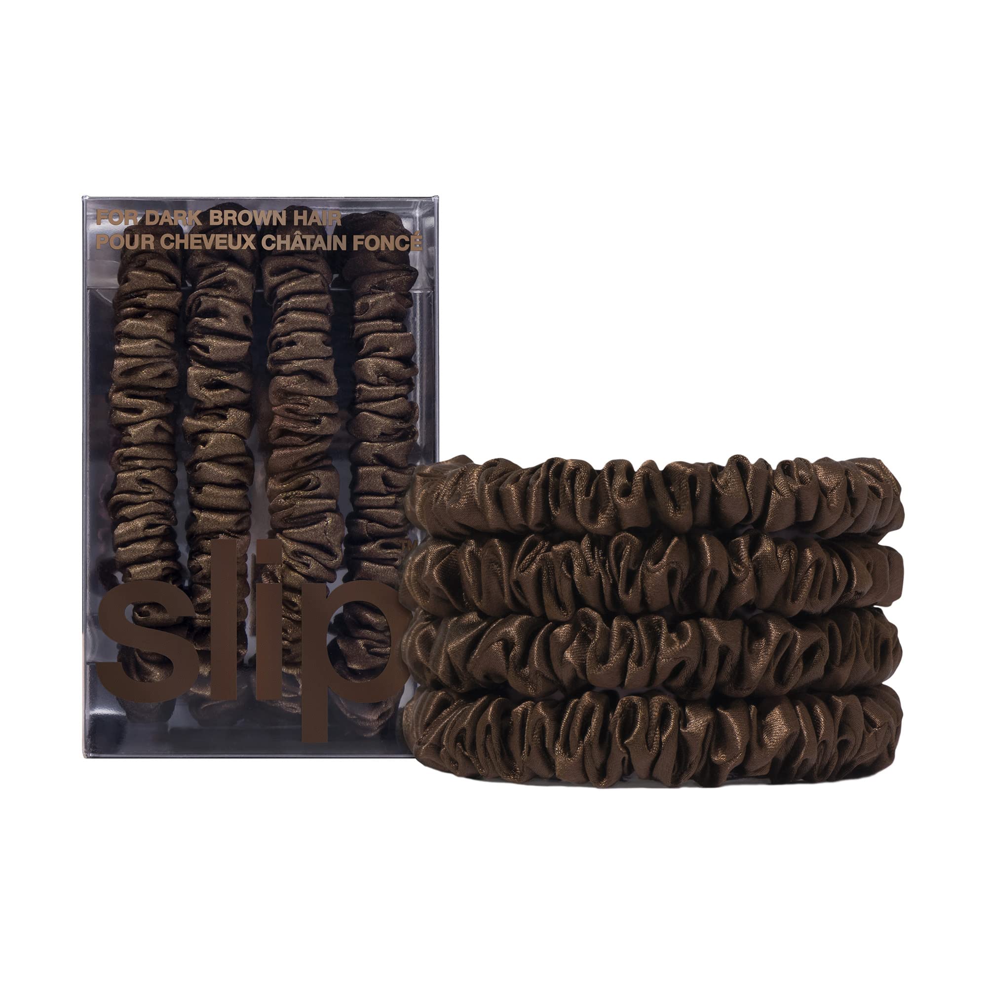 SLIP skinny silk front packaging, premium set presentation and organized gift-ready look