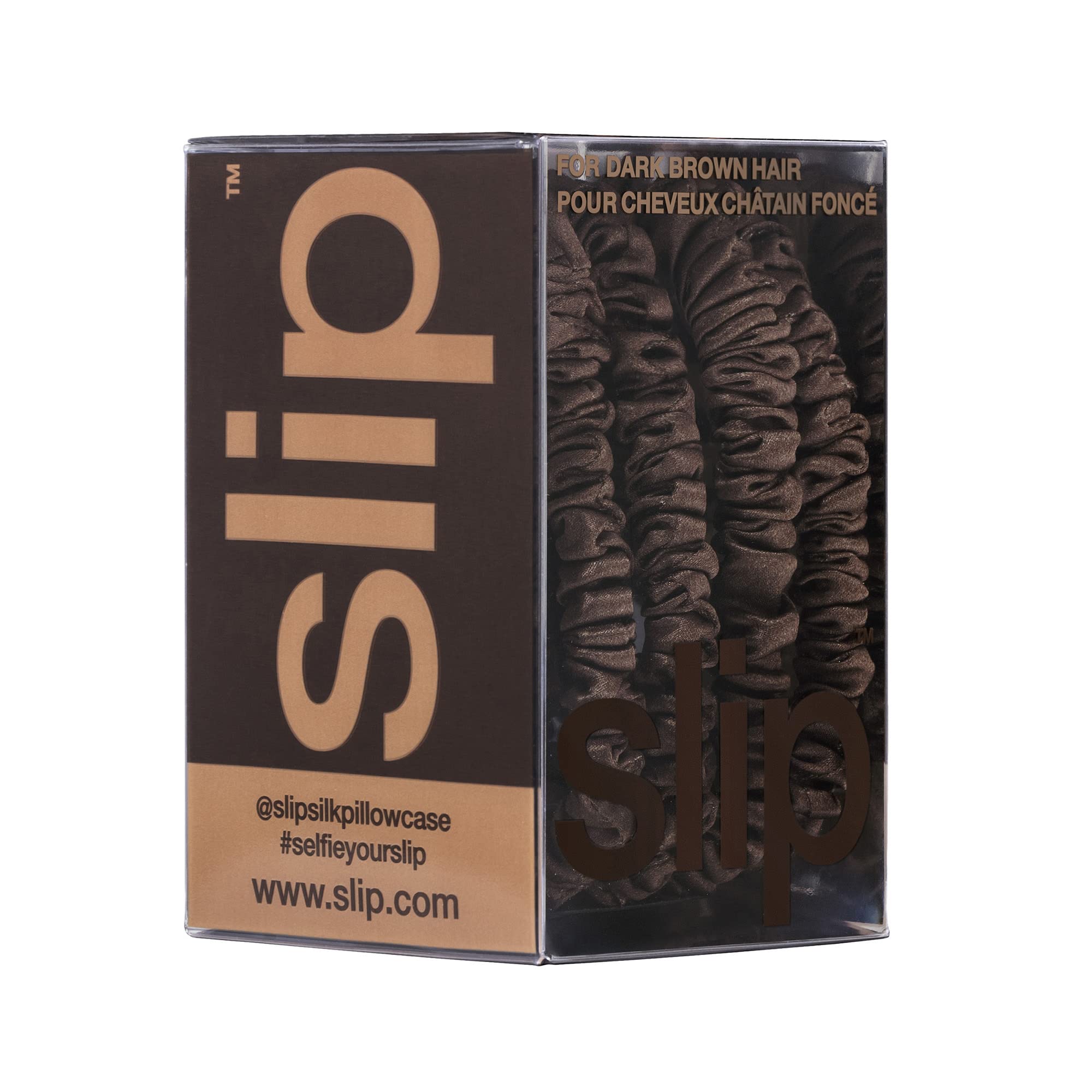 SLIP trio display on different hair types showing versatile hold and fit
