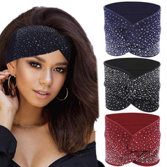 Sliverdew front view of three-pack headbands showing colors and packaging benefit convenience