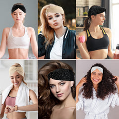 Sliverdew model wearing headband outdoors showing versatile everyday wear