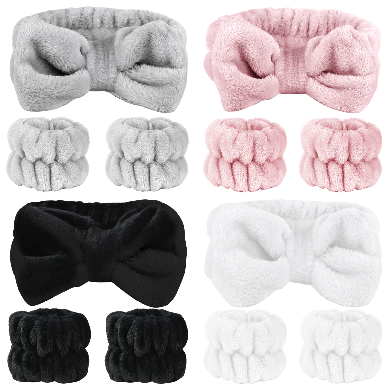 SLNZAPTY headband front view showing soft coral fleece and neat fit benefit