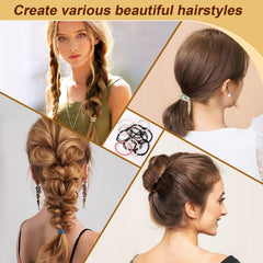 SLNZAPTY securing a thick ponytail, providing strong hold without damage