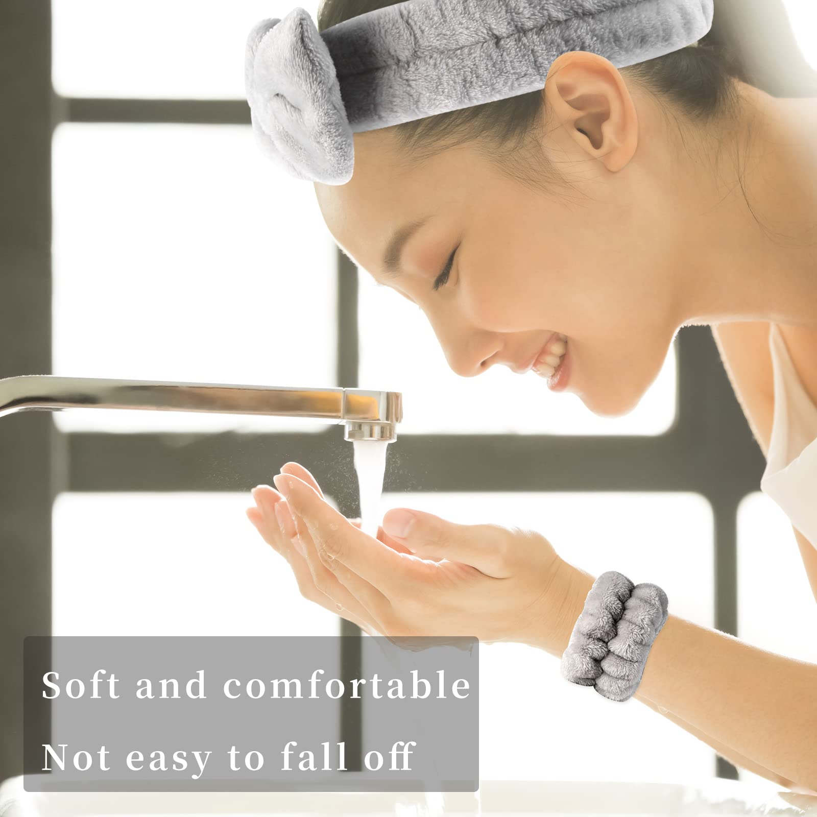 SLNZAPTY wristband absorbing water while rinsing hands prevents soaked sleeves