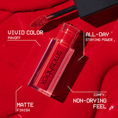 Smashbox tube in a handbag to show size and portability for all-day touchless wear