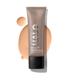 Smashbox front packaging showing compact bottle and label, promoting effortless application