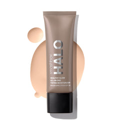 Smashbox Halo front tube showing packaging and easy pump, perfect for everyday use