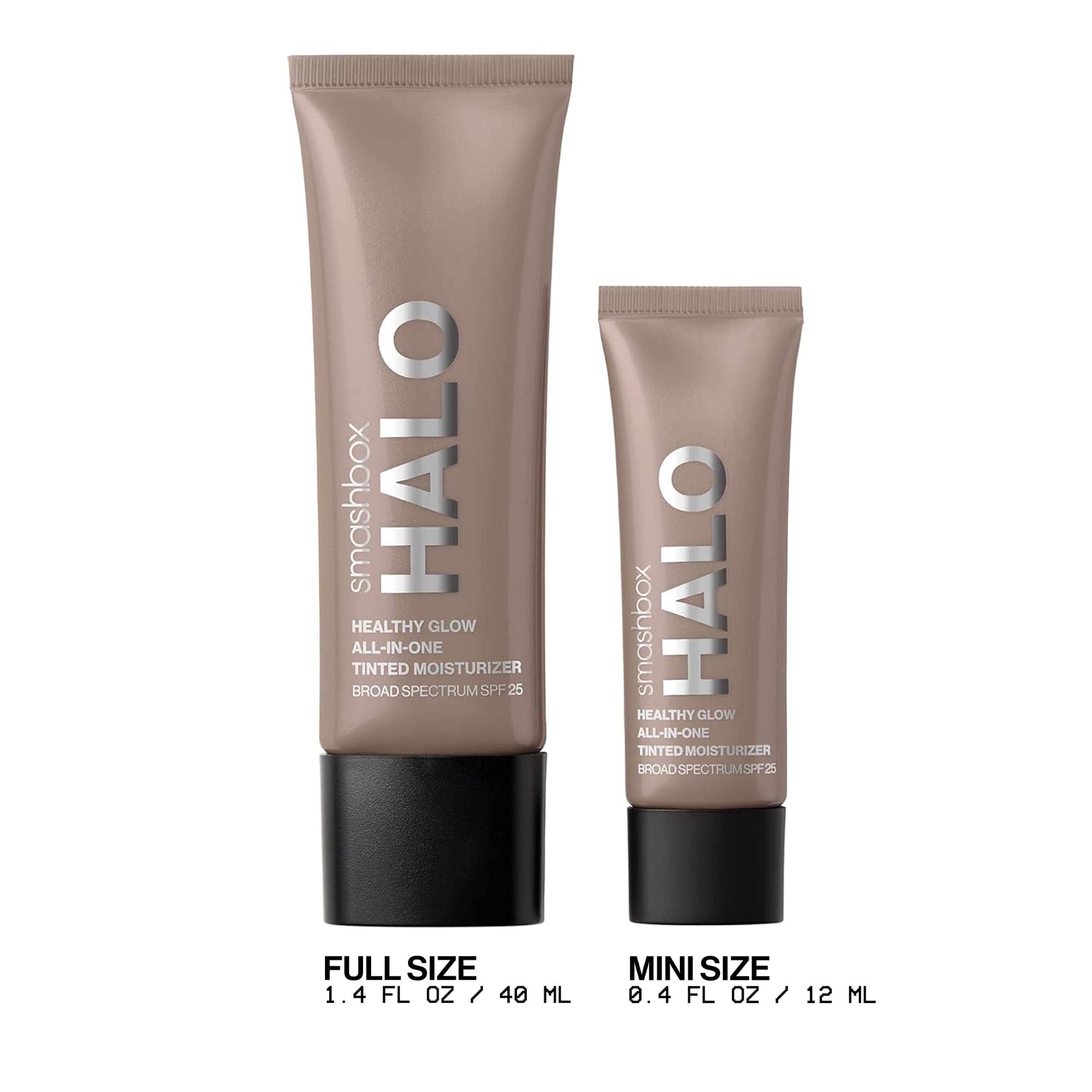 Smashbox Halo ingredients display with hyaluronic acid for visible hydration