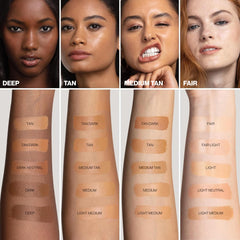 Smashbox product held in hand showing travel scale and portability benefit