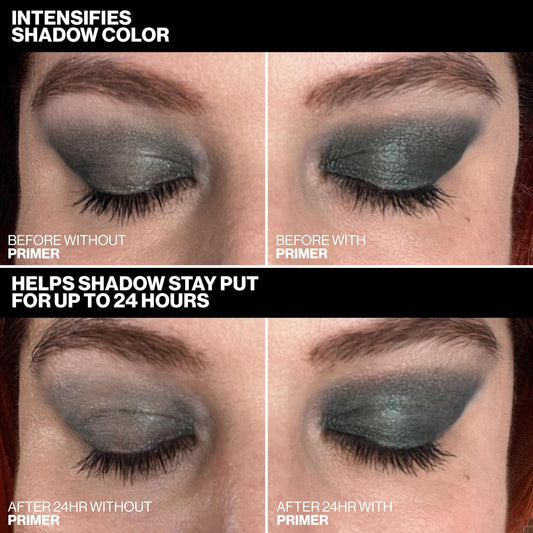 Smashbox primer texture close-up demonstrating smooth, lightweight finish for even shadow application