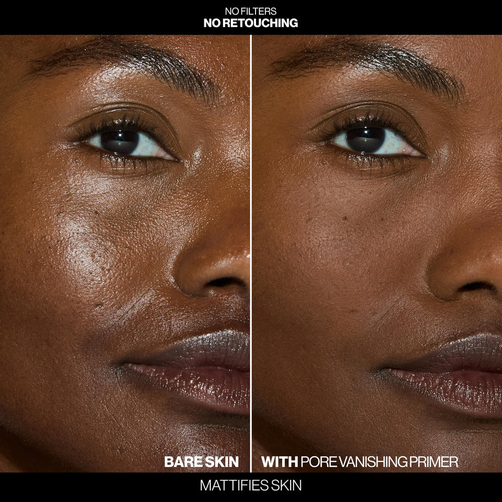Smashbox primer on fingertip demonstrating easy blending and pore-blurring benefit
