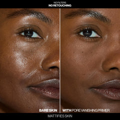 Smashbox primer on fingertip demonstrating easy blending and pore-blurring benefit