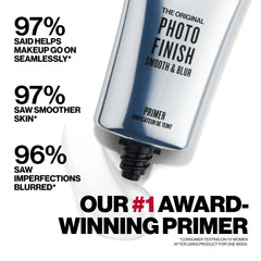 Smashbox primer texture close-up showing smooth, lightweight formula for blurring