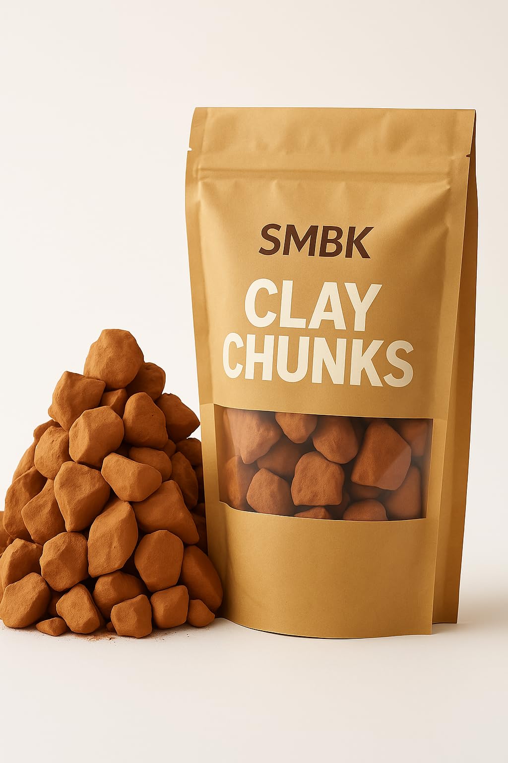 SMBK red clay front packaging showing product and brand benefits
