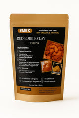 SMBK red clay displayed in bathroom setting inspiring DIY skincare