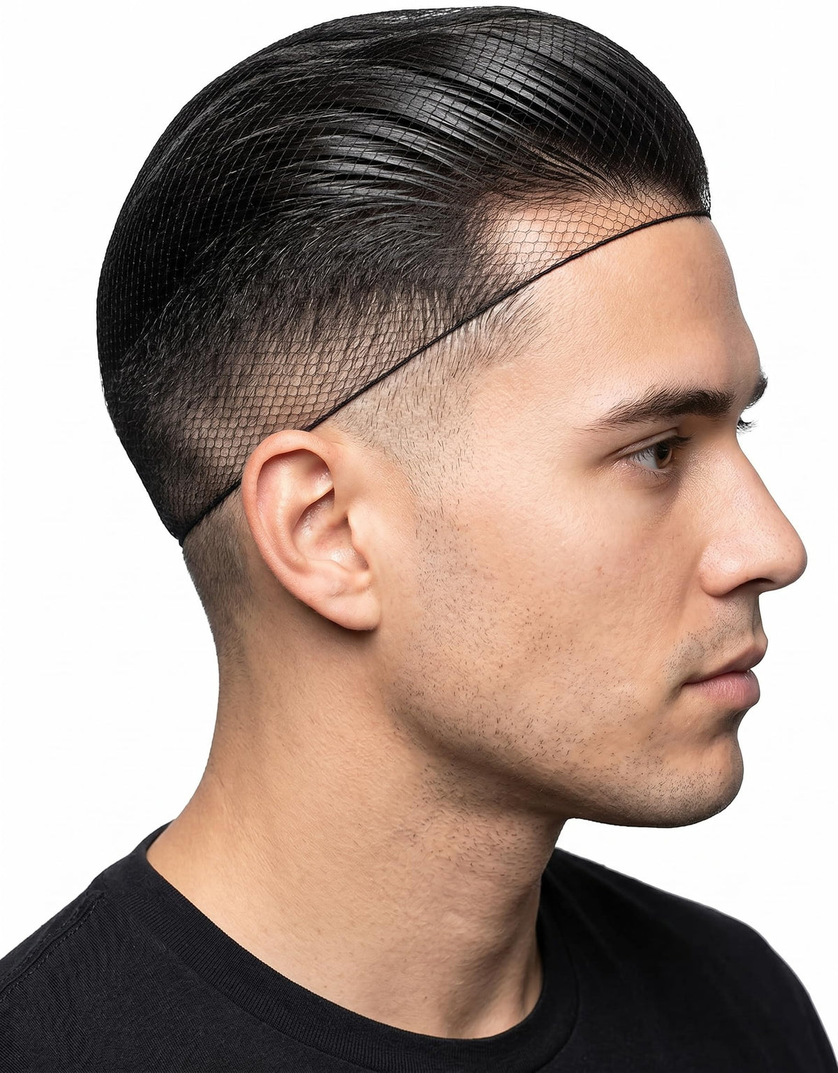 Smilco front packaging showing 20-piece black hair nets for convenience