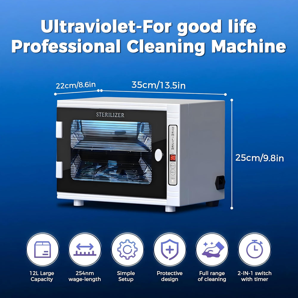 Smiledt tools arranged inside demonstrating safe, non-thermal sanitizing