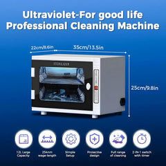 Smiledt tools arranged inside demonstrating safe, non-thermal sanitizing