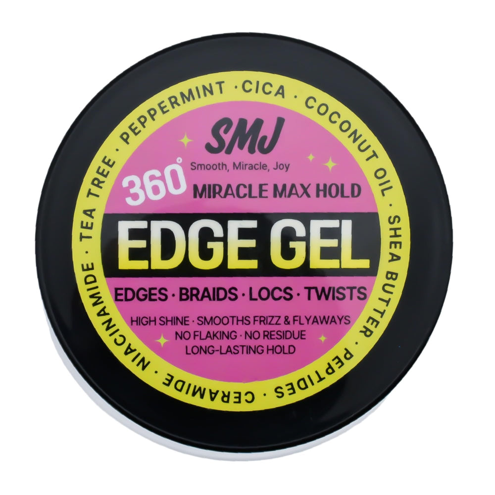 SMJ label close-up highlighting peptides and ceramide conditioning