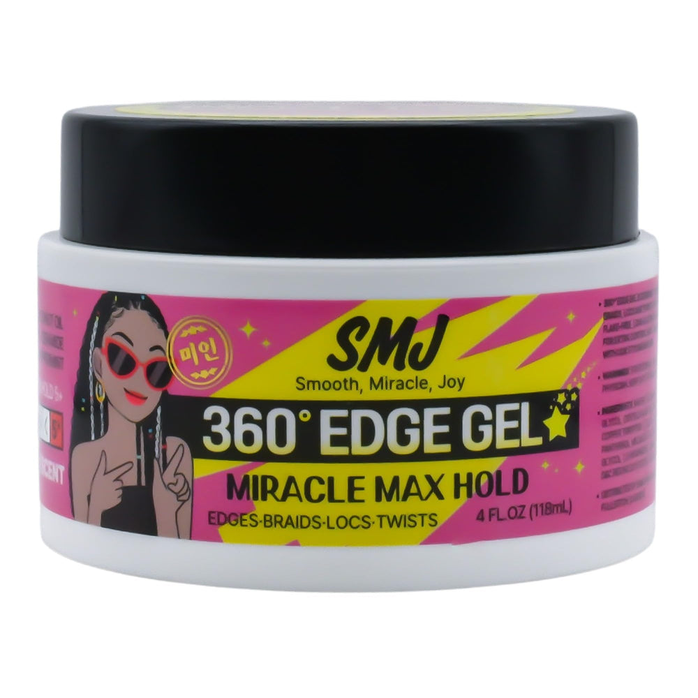 SMJ jar held in hand to show 4 fl oz travel-friendly size benefit