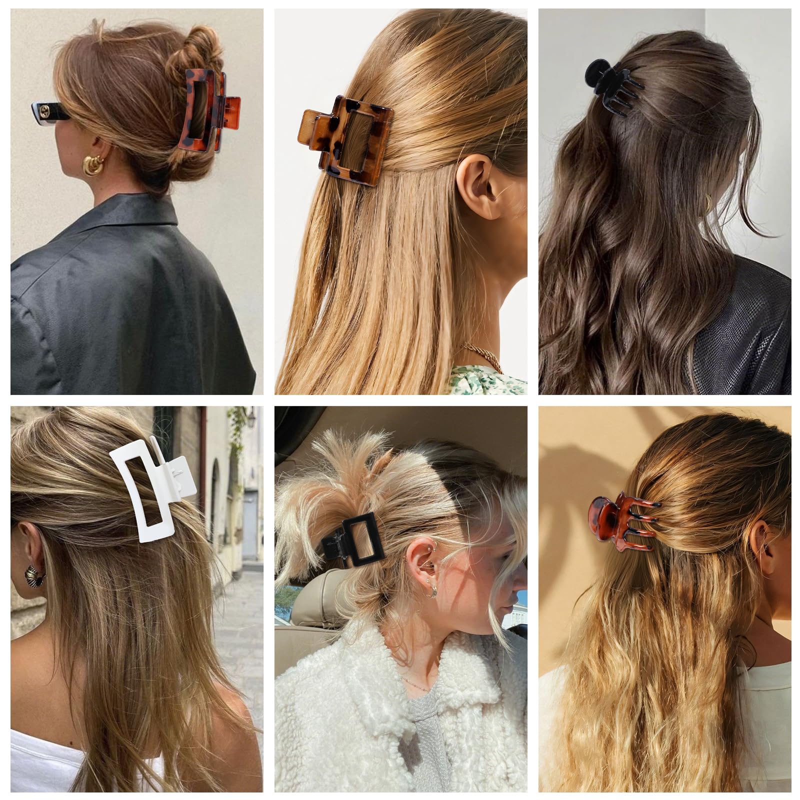 SMKSL clip securing an updo on long hair for stable all-day wear benefit