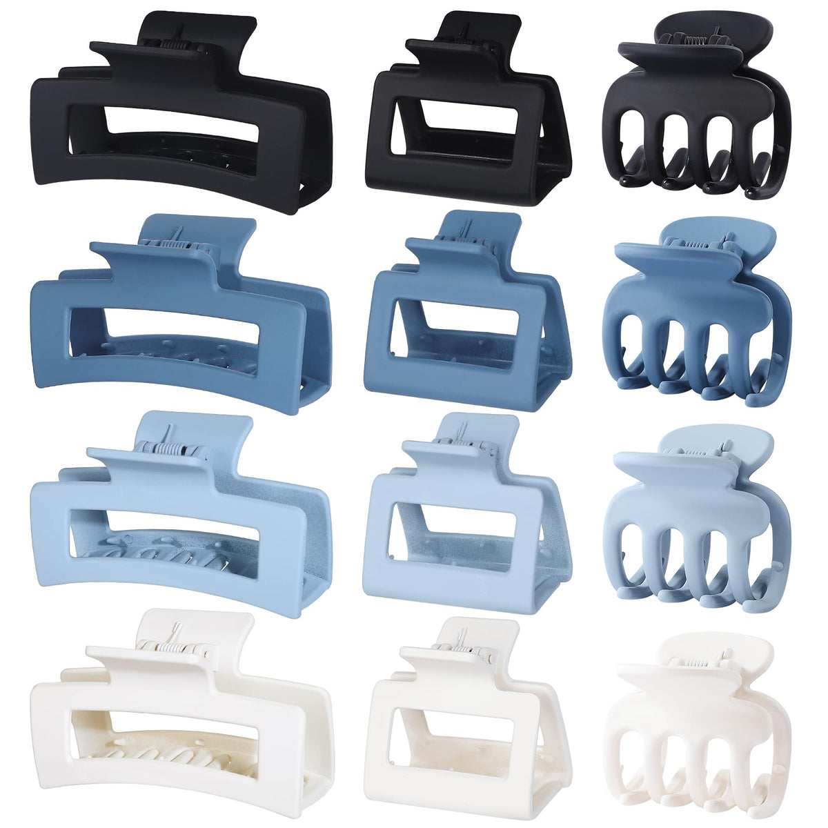 SMKSL front view of blue clip set showing colors and count, perfect for outfit matching