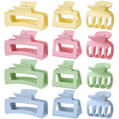 SMKSL front view of colorful 12-piece clip set showing variety and convenience