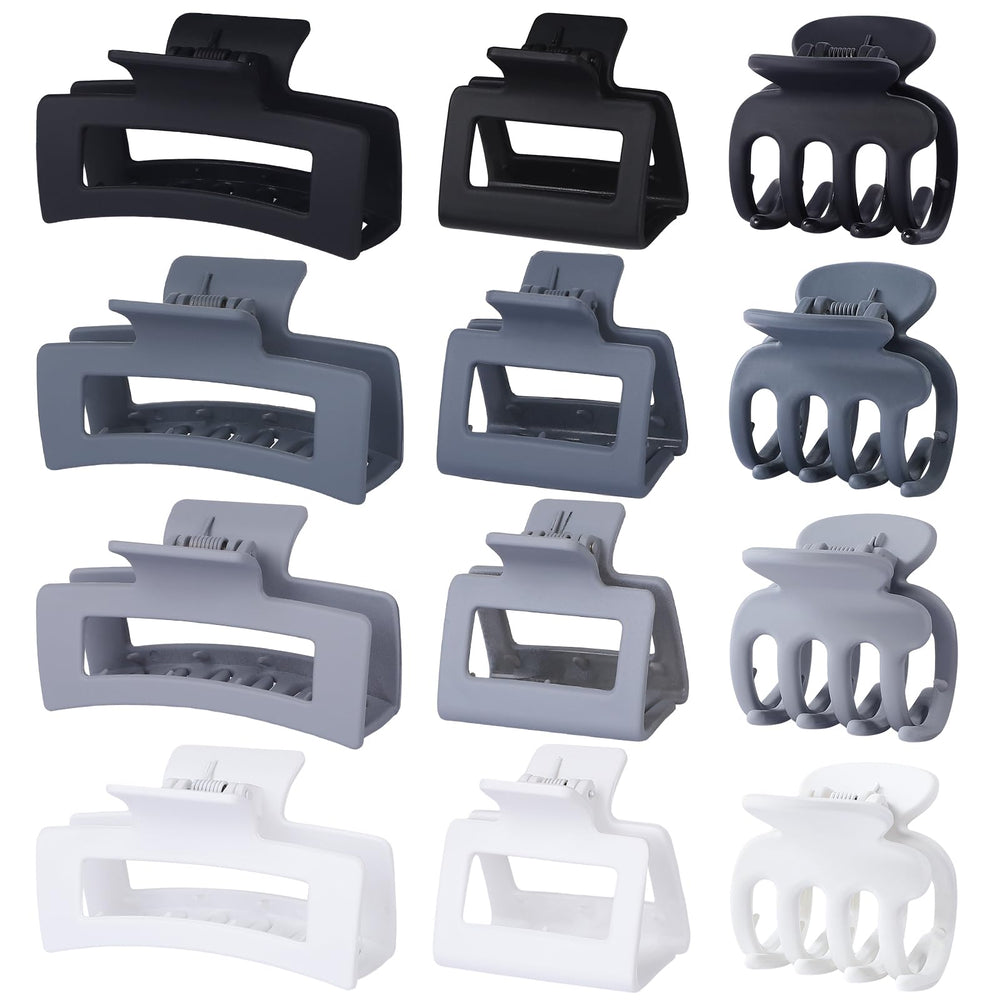 SMKSL front view of grey clip set showing variety and organized packaging benefit