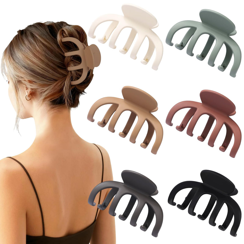 SMKSL front packaging showing six matte hair clips, useful for quick styling