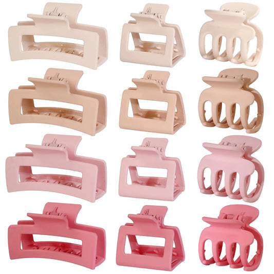 SMKSL front packaging showing full 12-piece pink clip set and easy selection benefit