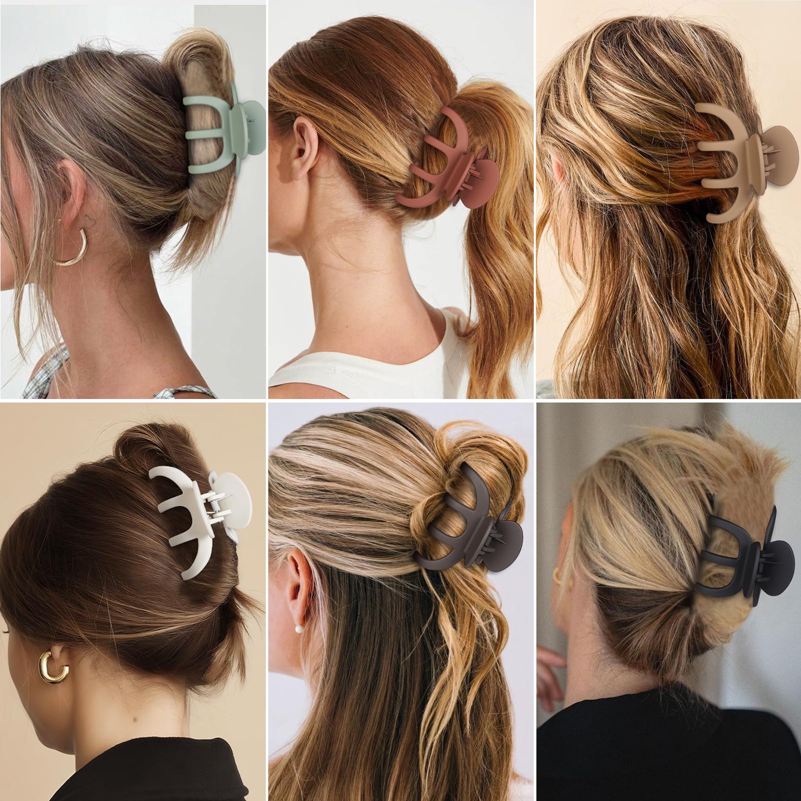 SMKSL in half-up hairstyle on model, demonstrating secure everyday wear