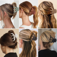 SMKSL in half-up hairstyle on model, demonstrating secure everyday wear