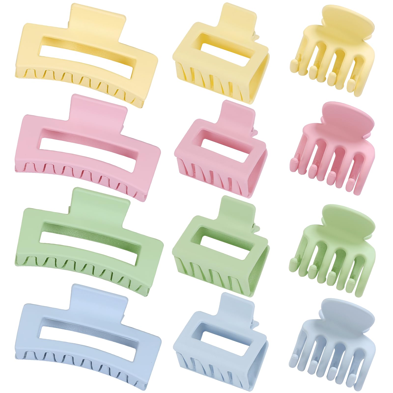 SMKSL large clip close-up of teeth and grip for secure hold on thick hair