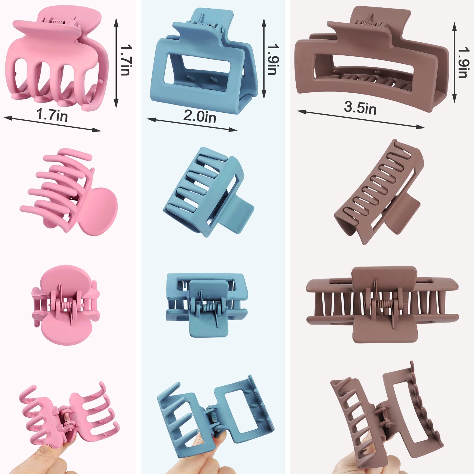 SMKSL large clip open spring view highlighting strong metal spring durability