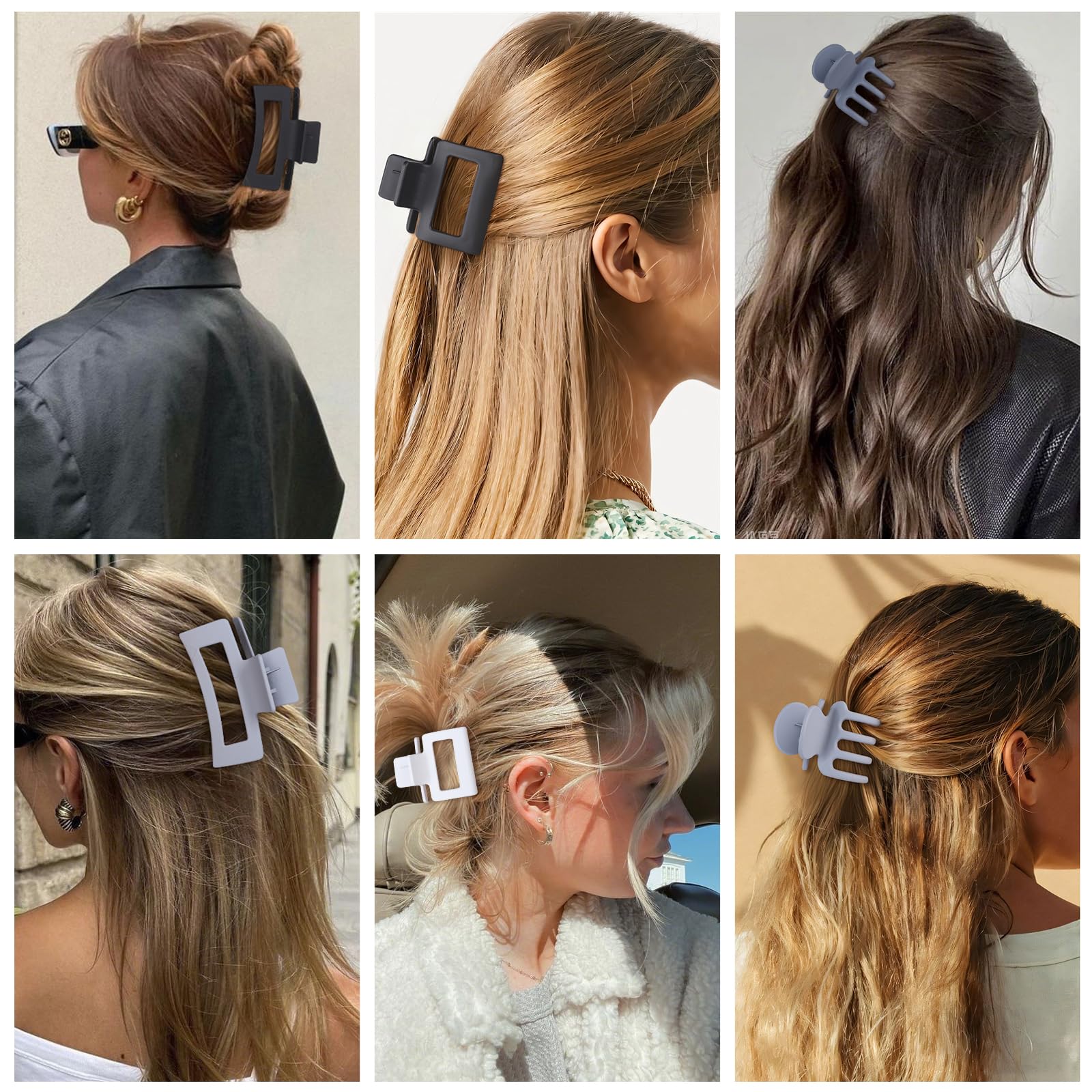 SMKSL model wearing large clip in updo showing elegant all-day security