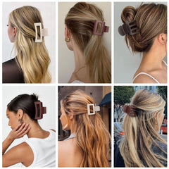 SMKSL lifestyle shot of woman wearing clips adding style and practical hold