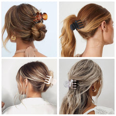 SMKSL worn in a messy bun outdoors showing secure all-day comfort