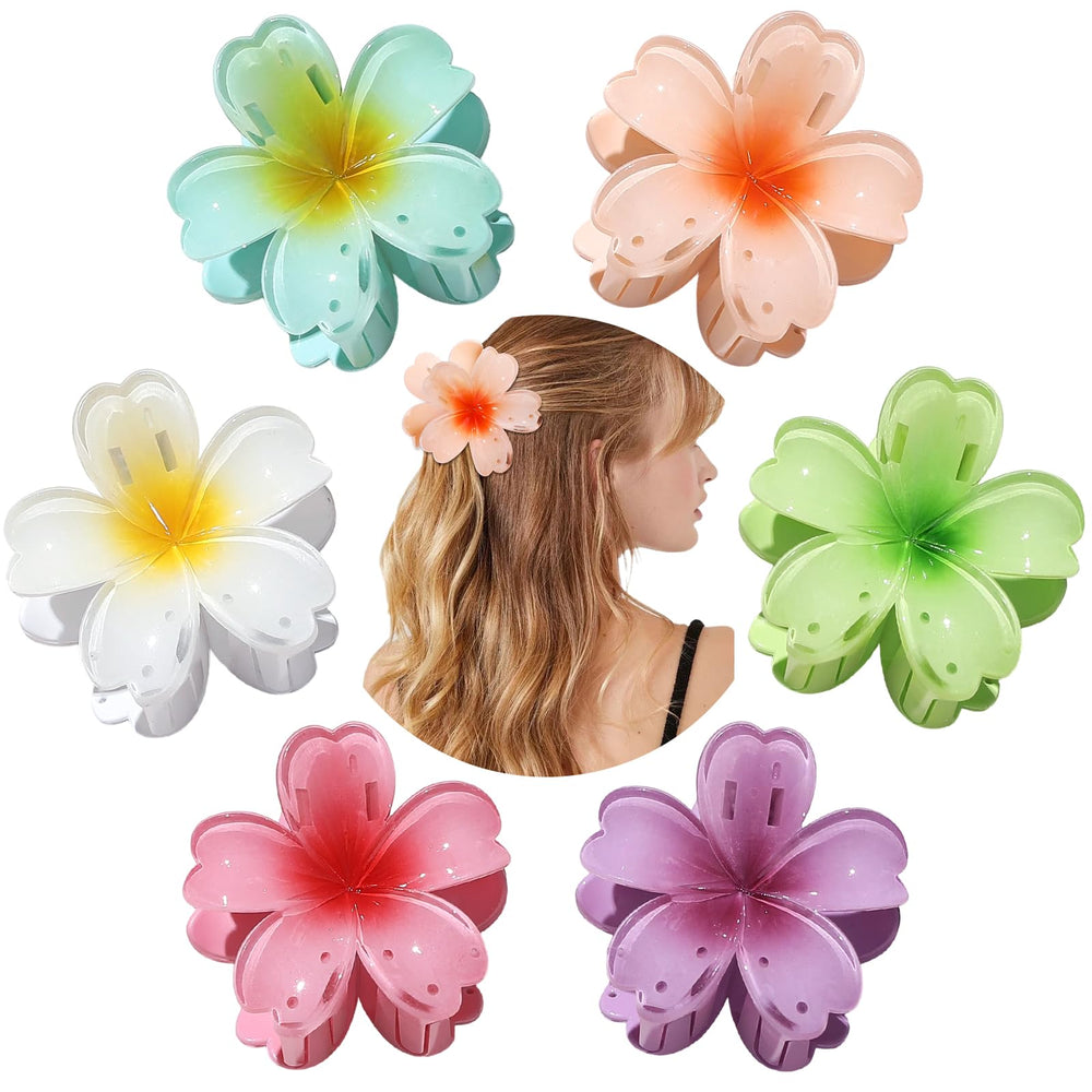 SMKSL six assorted color clips laid out showing styling variety benefit