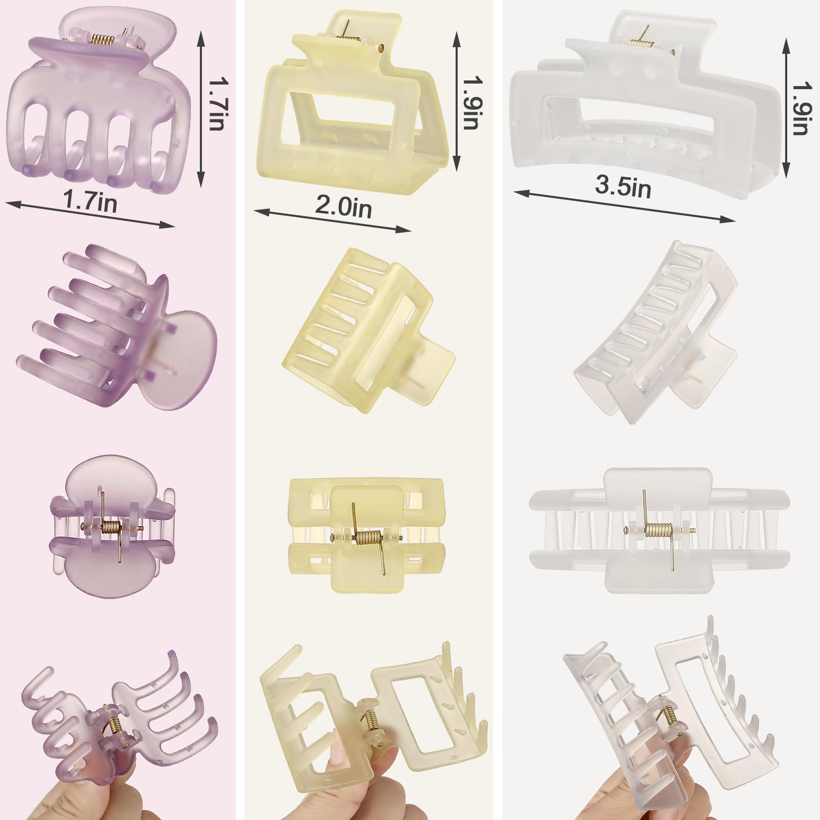 SMKSL small clip used in a half-up hairstyle offering subtle styling hold
