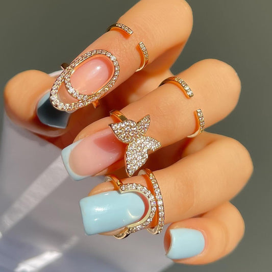 SMUOBT close-up of micro-inlaid rhinestones highlighting shine and fine detailing advantage