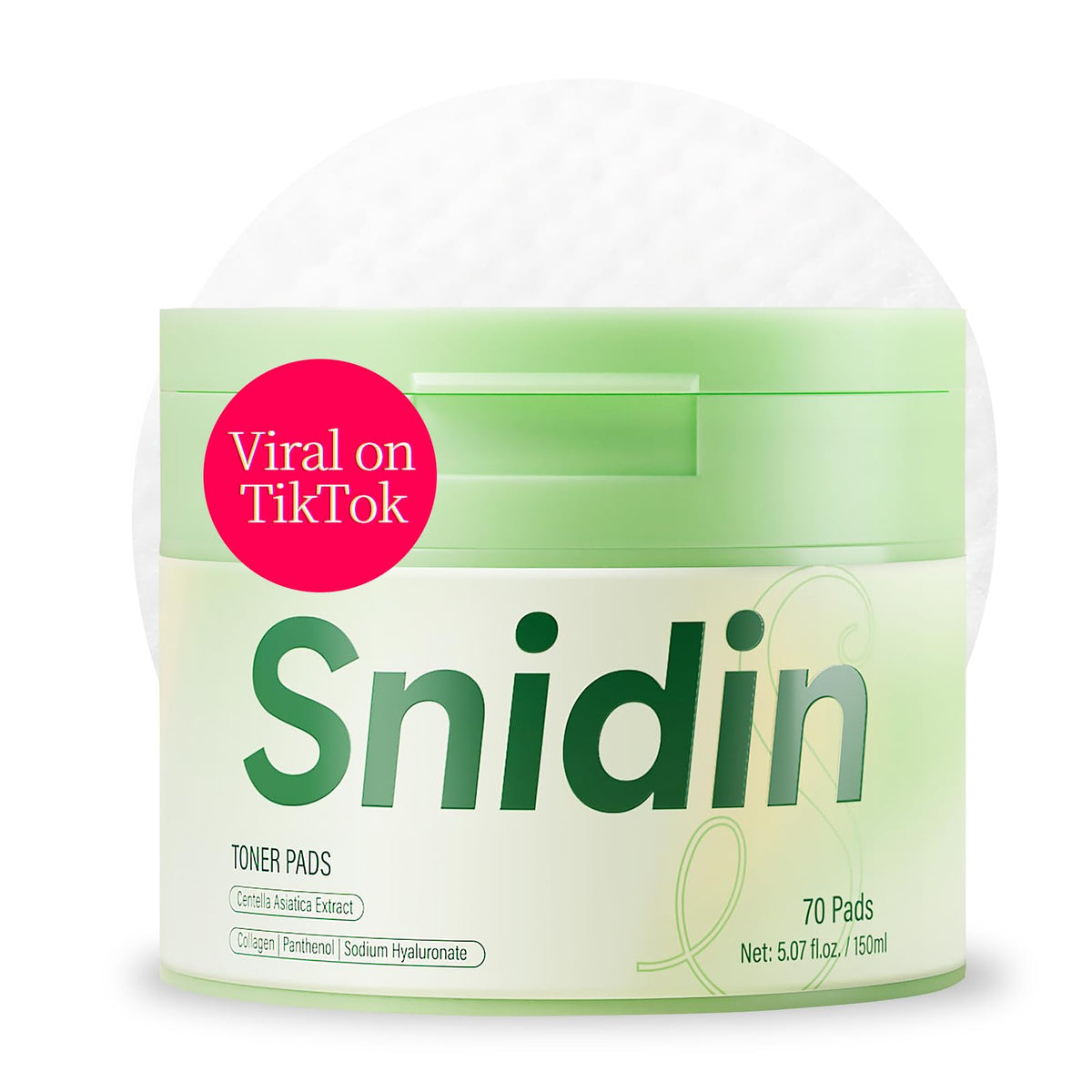 snidin front jar showing product label and convenience