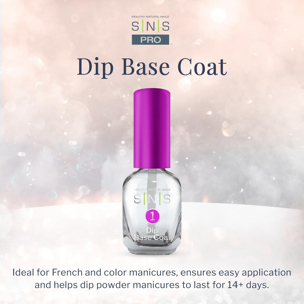 SNS Healthy Natural Nails cap and brush detail demonstrating precise base application